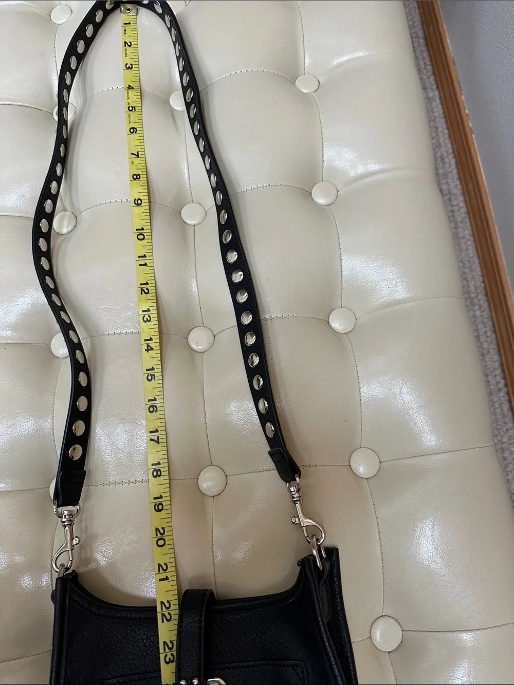 Steve Madden Crossbody Bag with Silver Hardware